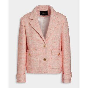 Maje Soft Pink Tweed Blazer
